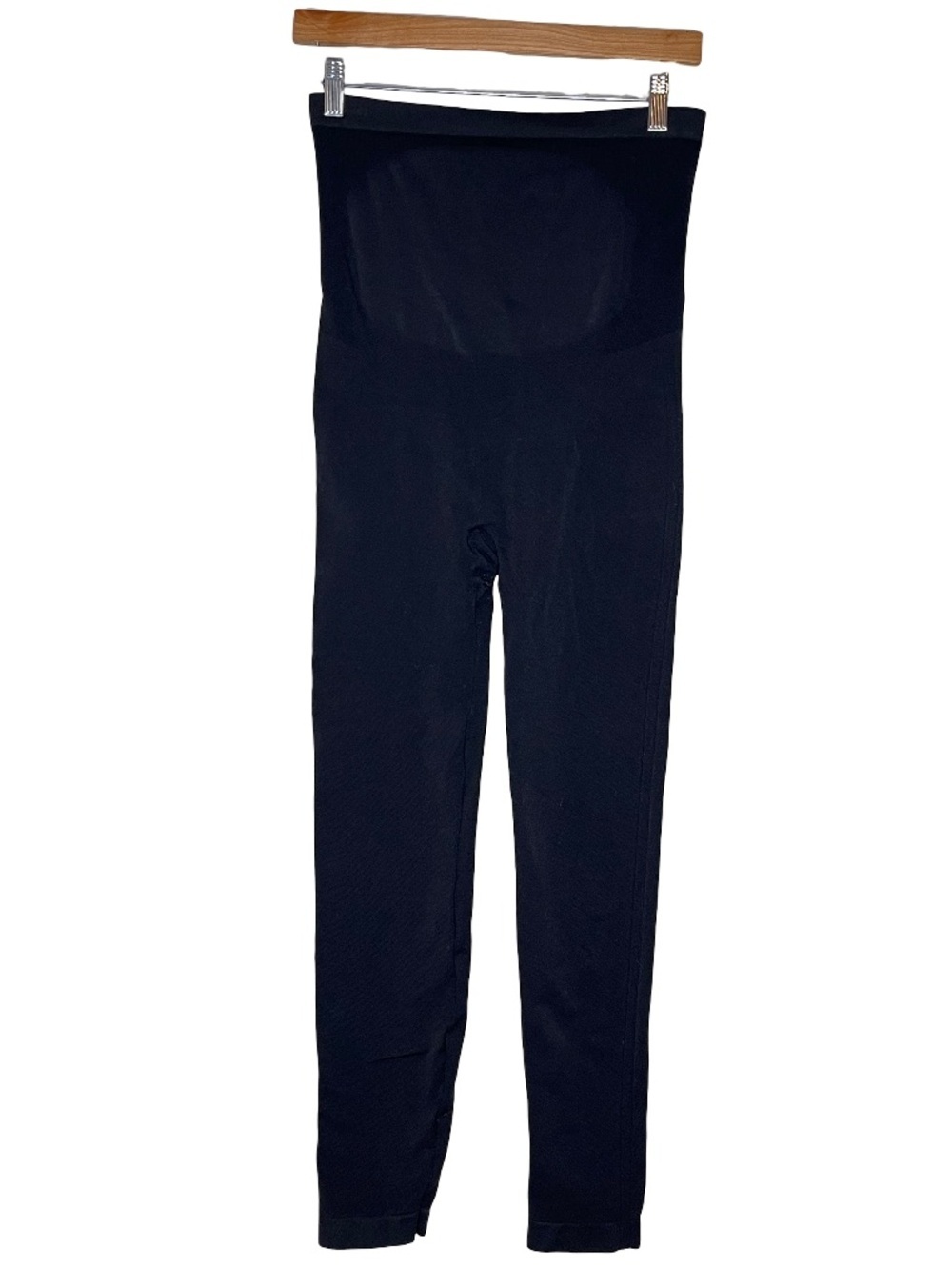 SPANX Maternity Sz L Black Leggings